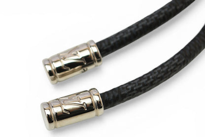 ルイヴィトン キーリング/キーホルダー/チャーム LOUIS VUITTON M67224 ダミエ グラフィット レザー ロープ メンズ【中古】