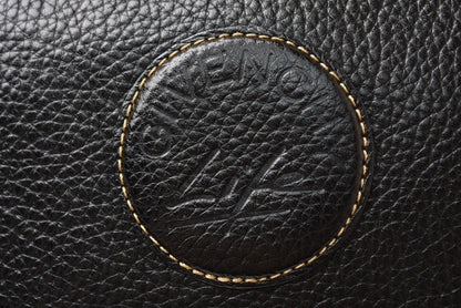 ジバンシィライフ ポーチ GIVENCHY LIFE レザー ブラック ヴィンテージ 化粧ポーチ 小物入れ 【中古】