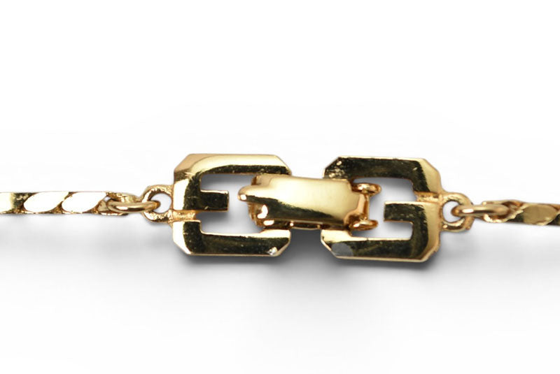 ジバンシィ ネックレス ヴィンテージ GIVENCHY/ジバンシー チョーカー ラインストーン/ゴールド レディース【中古】