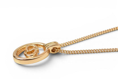 クリスチャンディオール ネックレス/ペンダント Christian Dior ヴィンテージ CDロゴ ゴールド【中古】