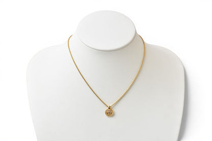 クリスチャンディオール ネックレス ヴィンテージ Christian Dior CDロゴ/サークル ゴールド【中古】