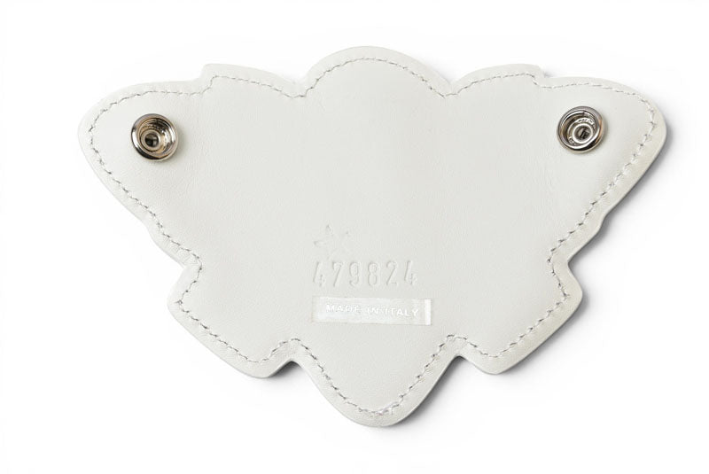 GUCCI グッチ ビー パッチ ハチ モチーフ カスタマイズ ワッペン レザー ホワイト シューズ用 アクセサリー 479824【中古】