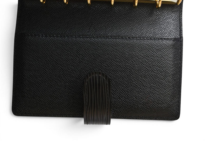 ルイヴィトン 手帳カバー/アジェンダ LOUIS VUITTON アジェンダMM 6穴式 エピ R20052【中古】