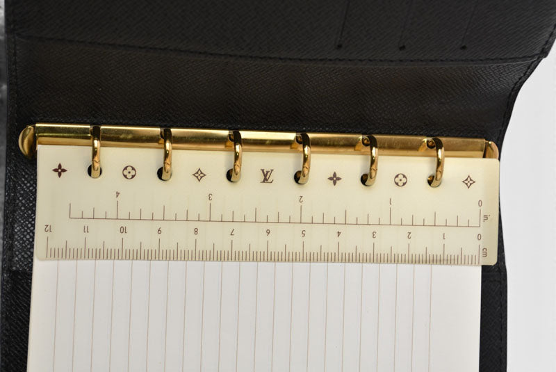 ルイヴィトン 手帳カバー/アジェンダ LOUIS VUITTON アジェンダMM 6穴式 エピ R20052【中古】
