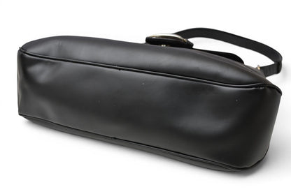 フェラガモ バッグ ヴァラ Salvatore Ferragamoショルダーバッグ 2WAY レザー ブラック シルバー金具【中古】