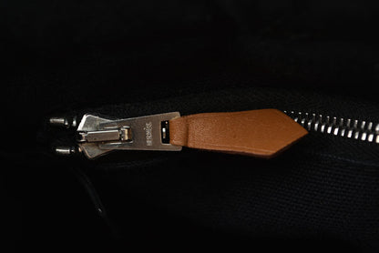 エルメス トートバッグ HERMES フールトゥ トートPM ハンドバッグ キャンバス ブラック/グレー【中古】