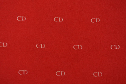 クリスチャンディオール スカーフ ヴィンテージ Christian Dior CDロゴ レッド【中古】
