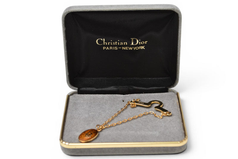 クリスチャンディオール ネクタイピン Christian Dior 80年代 ヴィンテージ ネクタイピン ゴールド アクセサリー【中古】