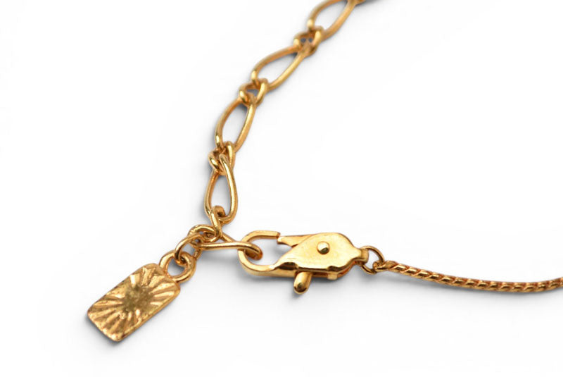 イヴサンローラン ネックレス/ペンダント ユニセックス YVES SAINT LAURENT ヴィンテージゴールド プレートモチーフ YSL【中古】