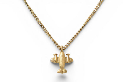 ジバンシィ ネックレス ヴィンテージ GIVENCHY/ジバンシー チョーカー 飛行機モチーフ/ゴールド ユニセックス【中古】