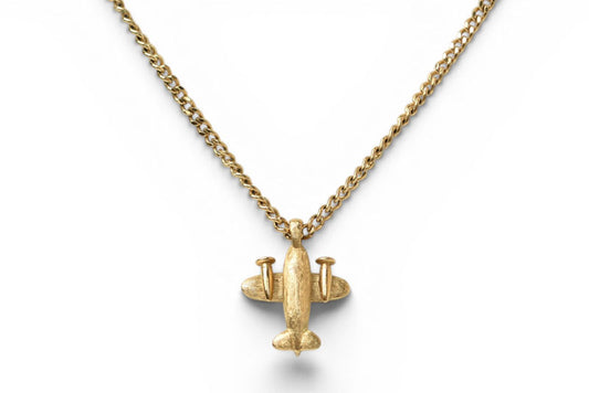 ジバンシィ ネックレス ヴィンテージ GIVENCHY/ジバンシー チョーカー 飛行機モチーフ/ゴールド ユニセックス【中古】