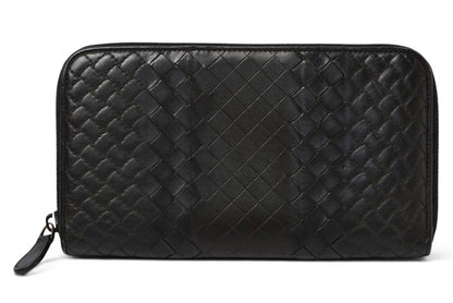 ボッテガヴェネタ 財布/マルチウォレット BOTTEGA VENETA 長財布/ラウンドファスナー式 インペラトーレ ブラック【中古】