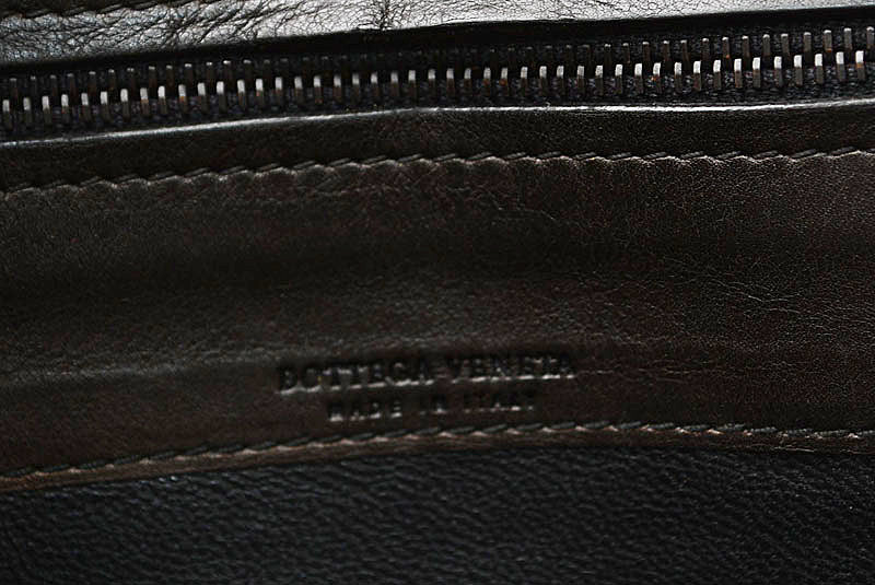 ボッテガヴェネタ 財布/マルチウォレット BOTTEGA VENETA 長財布/ラウンドファスナー式 インペラトーレ ブラック【中古】