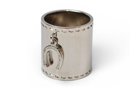 エルメス スカーフリング HERMES ホースシューモチーフ/ひづめ シルバー 美品【中古】