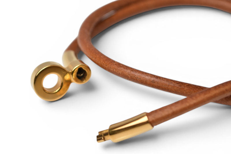 エルメス バングル/ブレスレット HERMES ドゥーブルケリー チョーカー アクセサリー レディース ブラウン【中古】