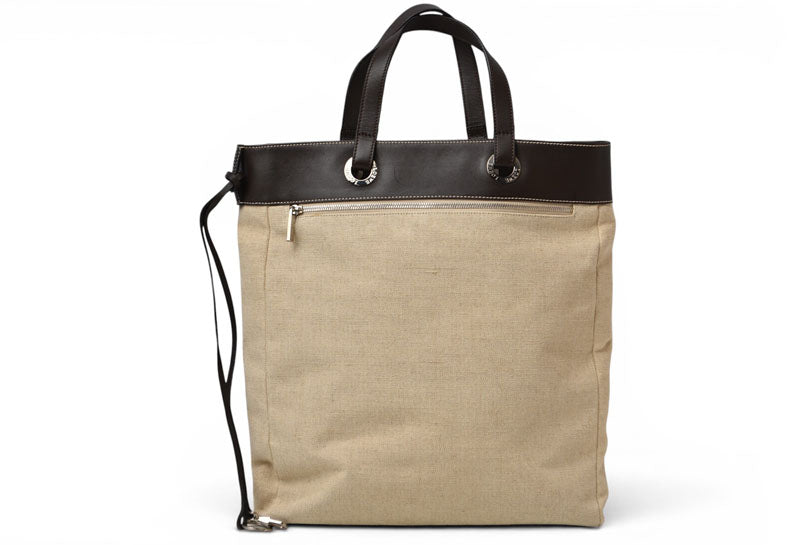 ロエベ トートバッグ ヴィンテージ A4収納可 LOEWE バッグ ベージュ/ブラウン メンズ/レディース【中古】