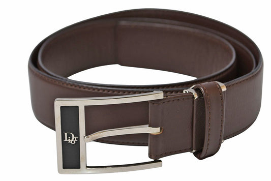 クリスチャンディオール Christian Dior ベルト リバーシブル フリーサイズ レザー ブラウン メンズ【中古】