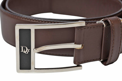 クリスチャンディオール Christian Dior ベルト リバーシブル フリーサイズ レザー ブラウン メンズ【中古】