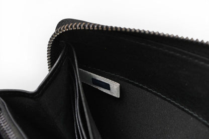 ジミーチュウ 財布/ラウンドファスナー JIMMY CHOO 長財布 レザー スタースタッズ ブラック【中古】