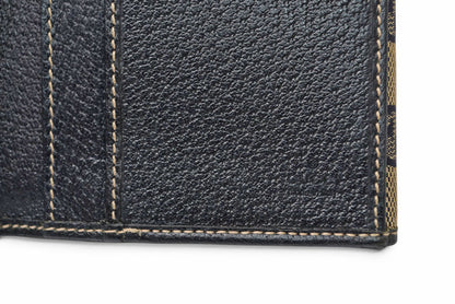 グッチ 財布 GUCCI 長財布 GGキャンバス GGネイビー/ベージュ シェリーライン 146206 【中古】