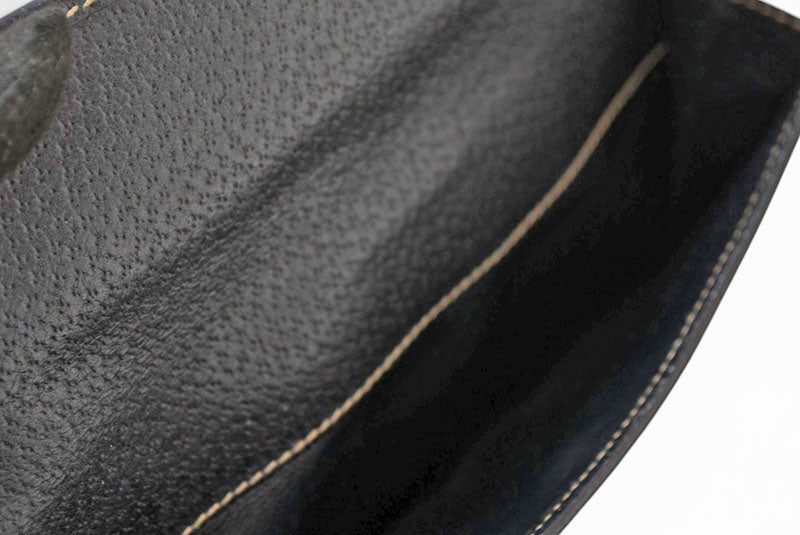 グッチ 財布 GUCCI 長財布 GGキャンバス GGネイビー/ベージュ シェリーライン 146206 【中古】