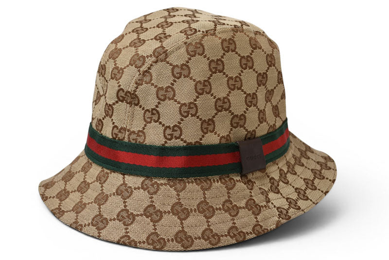 グッチ 未使用 ハット/帽子 GUCCI GGキャンバス バケットハット ベージュ 181625 FFKP0 9791 Lサイズ/約59cm【中古】