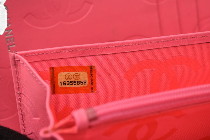 シャネル 財布/マルチウォレット CHANEL 長財布 カンボン ファスナー式 ブラック/ブラック【中古】
