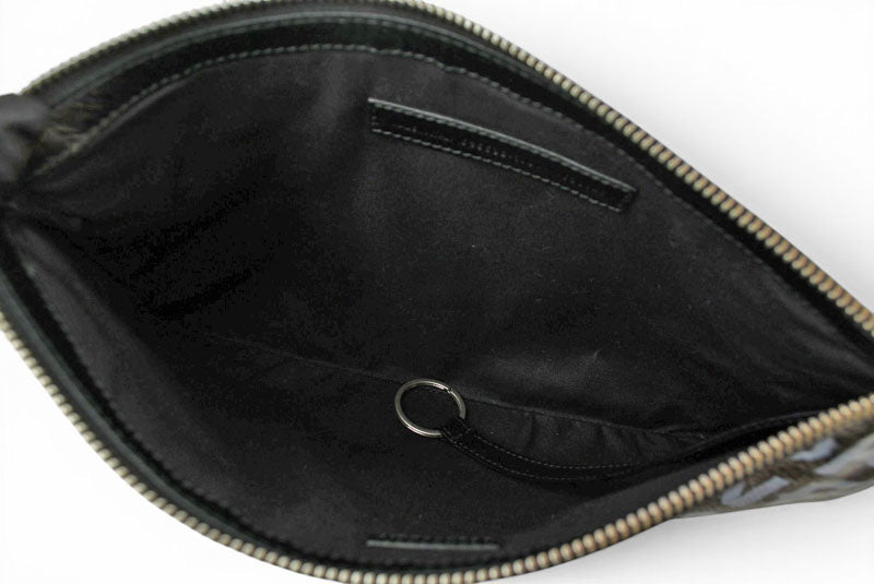 バレンシアガ クラッチバッグ/セカンドバッグ BALENCIAGA Graffiti Leather/グラフィティ レザー ブラック 535532【中古】