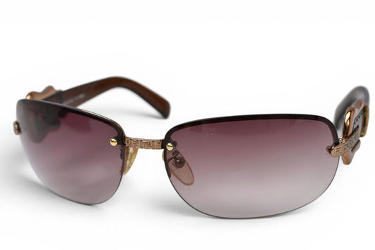 フェンディ サングラス/アイウェア FENDI ブラウン/スモークグラデーション FS412 64□16 レディース【中古】