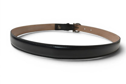 サルヴァトーレフェラガモ ベルト レザー Salvatore Ferragamo リバーシブル ブラック/チャコール サイズ85【中古】