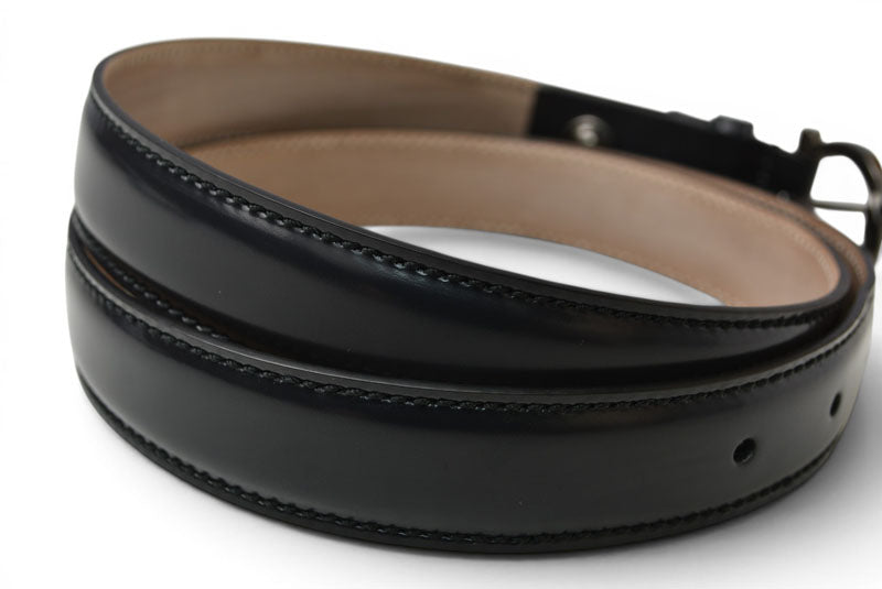 サルヴァトーレフェラガモ ベルト レザー Salvatore Ferragamo リバーシブル ブラック/チャコール サイズ85【中古】