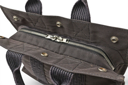 エルメス トートバッグ HERMES エールラインPM バッグ キャンバス グレー【中古】