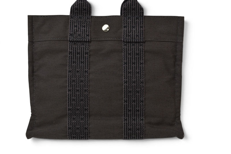 エルメス トートバッグ HERMES エールラインPM バッグ キャンバス グレー【中古】
