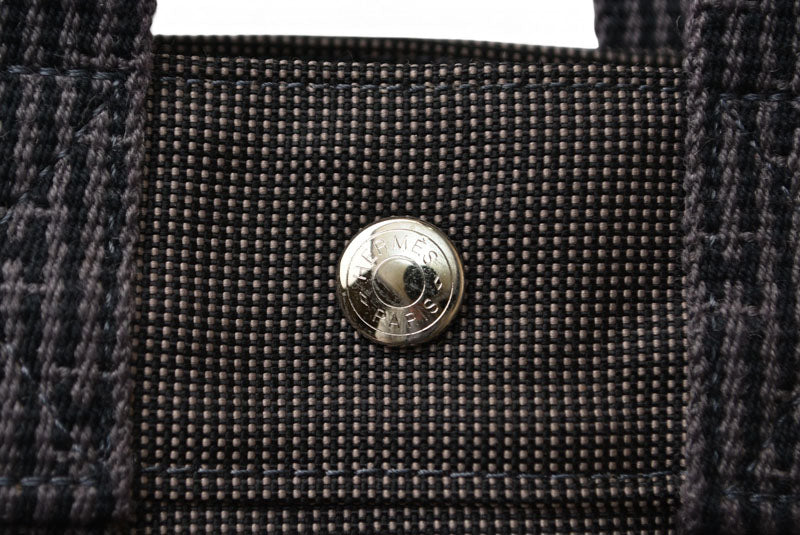 エルメス トートバッグ HERMES エールラインPM バッグ キャンバス グレー【中古】