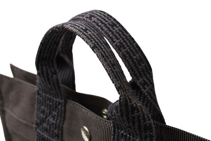エルメス トートバッグ HERMES エールラインPM バッグ キャンバス グレー【中古】