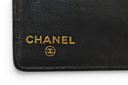 シャネル カードケース/名刺入れ ヴィンテージ CHANEL ココマーク キャビアスキン ブラック【中古】