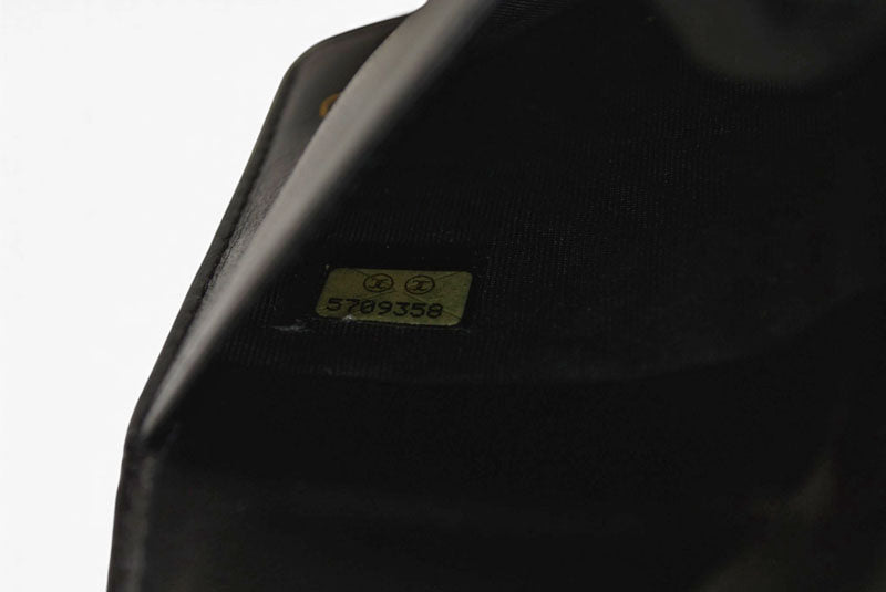 シャネル カードケース/名刺入れ ヴィンテージ CHANEL ココマーク キャビアスキン ブラック【中古】