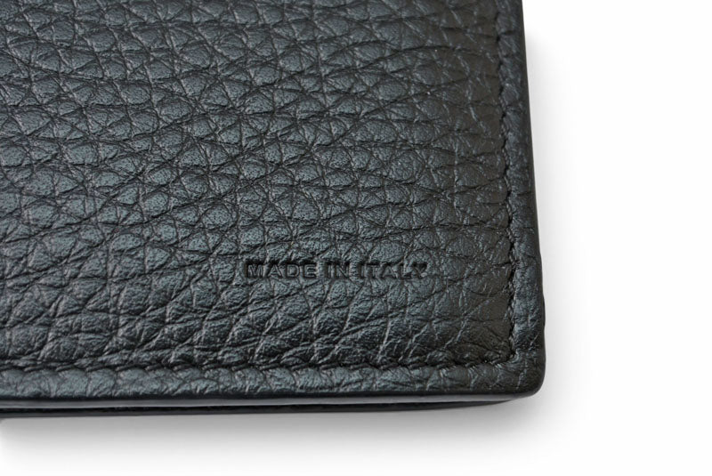 フェンディ 財布 セレリア 長財布 FENDI 7M0186 レザー メンズ ブラック/シルバー金具【中古】