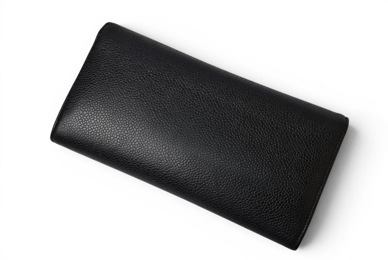 シャネル 長財布 CHANEL A50070 キャビアスキン ブラック ココマーク【中古】