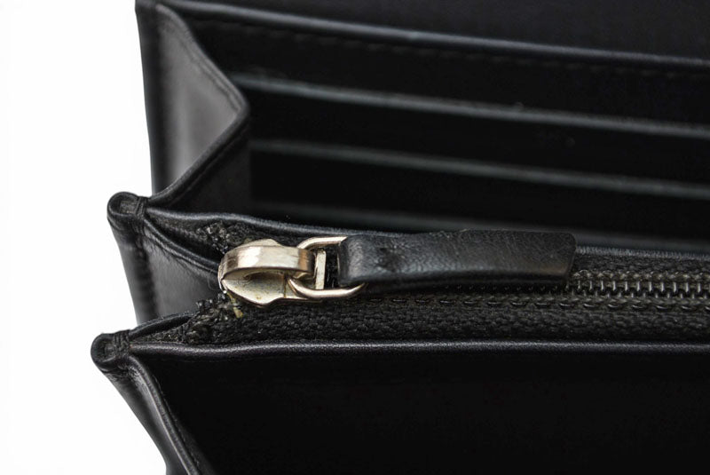 シャネル 長財布 CHANEL A50070 キャビアスキン ブラック ココマーク【中古】