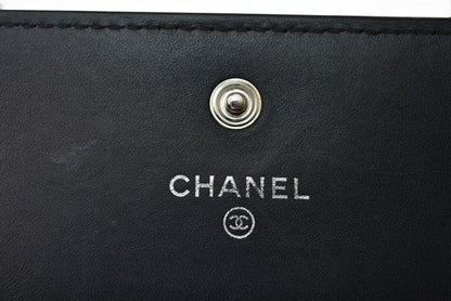 シャネル 長財布 CHANEL A50070 キャビアスキン ブラック ココマーク【中古】