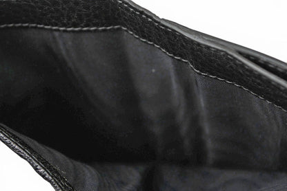 プラダ 財布/三つ折り PRADA 折財布 1M0523 アンティークメタル NERO/ブラック【中古】