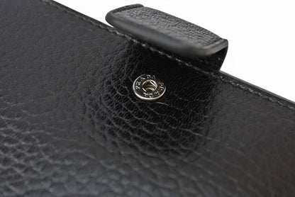 プラダ 財布/三つ折り PRADA 折財布 1M0523 アンティークメタル NERO/ブラック【中古】
