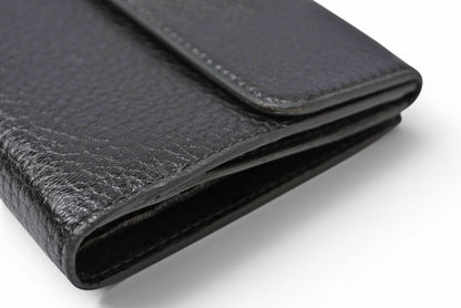 プラダ 財布/三つ折り PRADA 折財布 1M0523 アンティークメタル NERO/ブラック【中古】