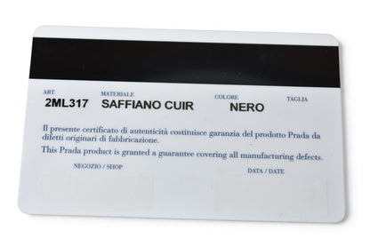 プラダ アウトレット 財布 メンズ PRADA 長財布/ラウンドファスナー SAFFIANO/サフィアノ ブラック 2ML317【中古】