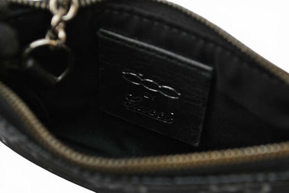 グッチ キーケース/コインケース/キーリング付小物入れ GUCCI GGインプリメ PVC ブラック 269361【中古】