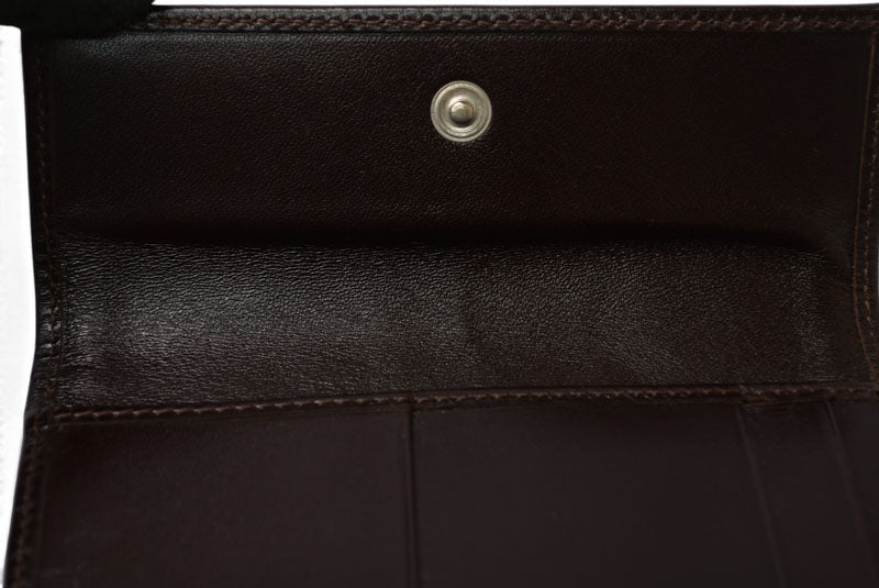 フェンディ 財布/三つ折り FENDI 折財布 ZUCCA/ズッカ柄 ブラウン【中古】