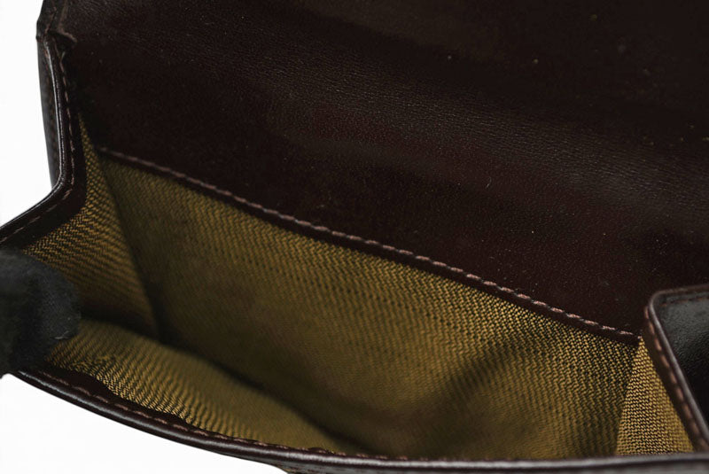 フェンディ 財布/三つ折り FENDI 折財布 ZUCCA/ズッカ柄 ブラウン【中古】