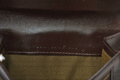 フェンディ 財布/三つ折り FENDI 折財布 ZUCCA/ズッカ柄 ブラウン【中古】