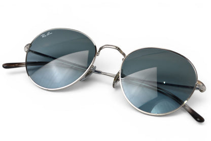 レイバン サングラス RayBan アイウェア RB3582 003/3M 51 53 DAVID/デイビッド ラウンド メタル メンズ/レディース 【中古】